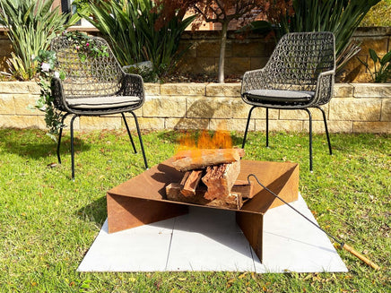 Firepit with Ash Tray with 0.11 Mild Steel" - ElectronX Plus