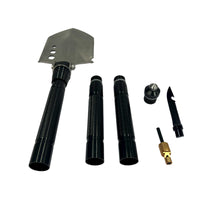 Multifunction Folding Shovel - Camping Tactical Survival Multitool - ElectronX Plus