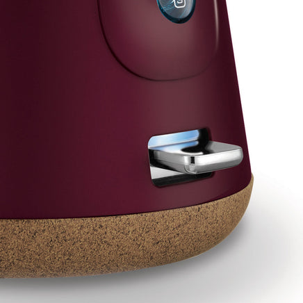 Morphy Richards 1.5L Aspect Kettle - Maroon with Cork-Effect Trim - ElectronX Plus