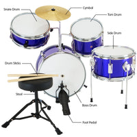 Karrera Children's 4pc Drum Kit - Blue - ElectronX Plus