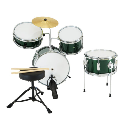 Karrera Children's 4pc Drumkit - Green - ElectronX Plus