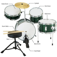 Karrera Children's 4pc Drumkit - Green - ElectronX Plus