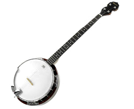 Karrera 5 String Resonator Banjo - Brown - ElectronX Plus