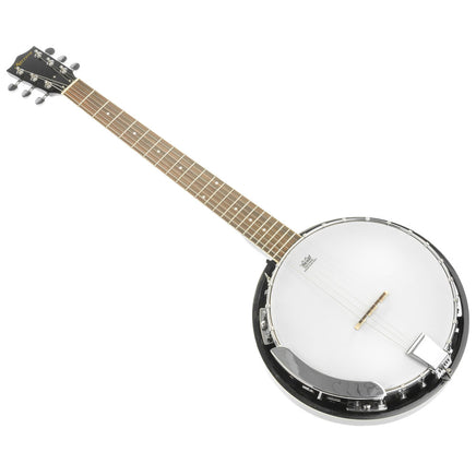 Karrera 6 String Resonator Banjo -  Black - ElectronX Plus