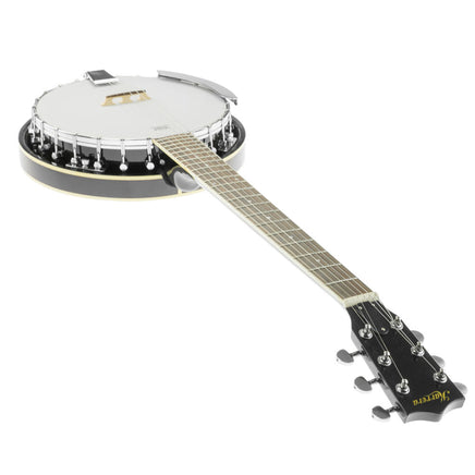 Karrera 6 String Resonator Banjo -  Black - ElectronX Plus