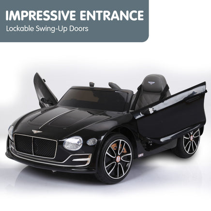 Kahuna Bentley Exp 12 Licensed Speed 6E Electric Kids Ride On Car Black - ElectronX Plus