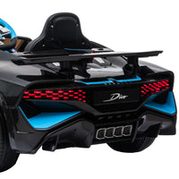 Kahuna Licensed Bugatti Divo Kids Electric Ride On Car - Black - ElectronX Plus