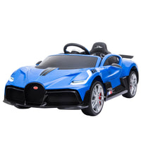 Kahuna Licensed Bugatti Divo Kids Electric Ride On Car - Blue - ElectronX Plus