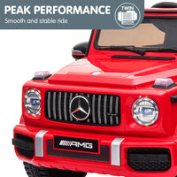 Kahuna Mercedes Benz AMG G63 Licensed Kids Ride On Electric Car Remote Control - Red - ElectronX Plus