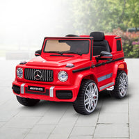 Kahuna Mercedes Benz AMG G63 Licensed Kids Ride On Electric Car Remote Control - Red - ElectronX Plus