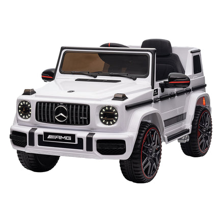 Kahuna Mercedes Benz AMG G63 Licensed Kids Ride On Electric Car Remote Control - White - ElectronX Plus