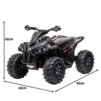 Kahuna GTS99 Kids Electric Ride On Quad Bike Toy ATV 50W - Black - ElectronX Plus