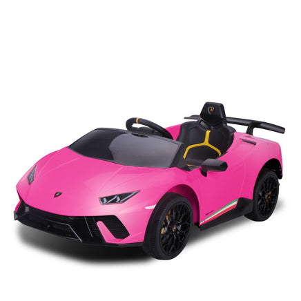 Kahuna Lamborghini Performante Kids Electric Ride On Car Remote Control by Kahuna - Pink - ElectronX Plus