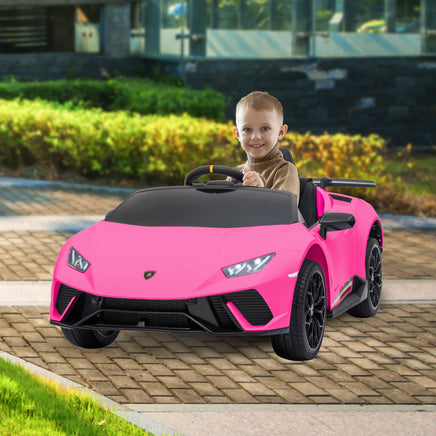 Kahuna Lamborghini Performante Kids Electric Ride On Car Remote Control by Kahuna - Pink - ElectronX Plus