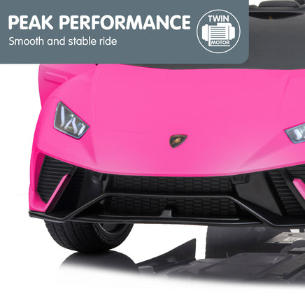 Kahuna Lamborghini Performante Kids Electric Ride On Car Remote Control by Kahuna - Pink - ElectronX Plus