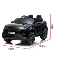 Kahuna Land Rover Licensed Kids Electric Ride On Car Remote Control - Black - ElectronX Plus