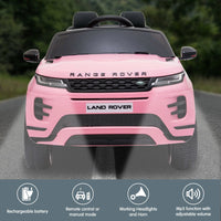 Kahuna Land Rover Licensed Kids Electric Ride On Car Remote Control - Pink - ElectronX Plus