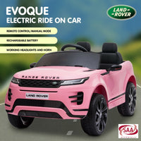 Kahuna Land Rover Licensed Kids Electric Ride On Car Remote Control - Pink - ElectronX Plus