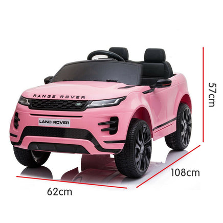 Kahuna Land Rover Licensed Kids Electric Ride On Car Remote Control - Pink - ElectronX Plus