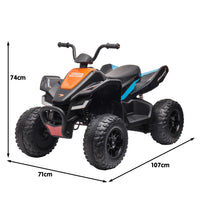 Kahuna MCL35 McLaren Toy Ride On Electric Quad Bike - Black - ElectronX Plus