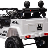 Kahuna Authorized Toyota Electric Kids Ride-on Car Fj Cruiser - White - ElectronX Plus