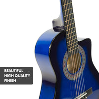 Karrera Childrens Acoustic Guitar Kids - Blue - ElectronX Plus