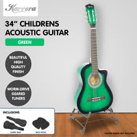 Karrera Childrens Acoustic Guitar Kids - Green - ElectronX Plus