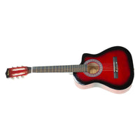 Karrera 38in Pro Cutaway Acoustic Guitar with guitar bag - Red Burst - ElectronX Plus