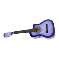 Karrera 38in Cutaway Acoustic Guitar with guitar bag - Purple Burst - ElectronX Plus