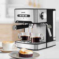 Pronti 1.6L Automatic Coffee Espresso Machine with Steam Frother - ElectronX Plus