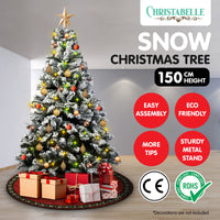 Christabelle Snow-Tipped Artificial Christmas Tree 1.5m - 550 Tips