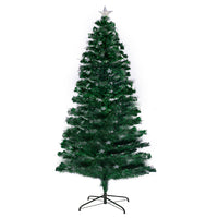 Christabelle 2.1m Enchanted Pre Lit Fibre Optic Christmas Tree Xmas Decor