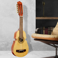 Karrera 25in Cuatro Guitar - Natural - ElectronX Plus