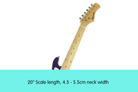 Karrera Electric Childrens Guitar Kids - Purple - ElectronX Plus