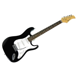 Karrera 39in Electric Guitar - Black - ElectronX Plus