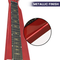 Karrera 6-String Steel Lap Guitar - Metallic Red - ElectronX Plus