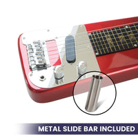 Karrera 6-String Steel Lap Guitar - Metallic Red - ElectronX Plus