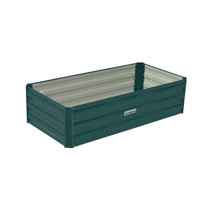 Wallaroo Garden Bed 120 x 60 x 30cm Galvanized Steel - Green - ElectronX Plus