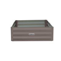 Wallaroo Garden Bed 150 x 90 x 30cm Galvanized Steel - Grey - ElectronX Plus