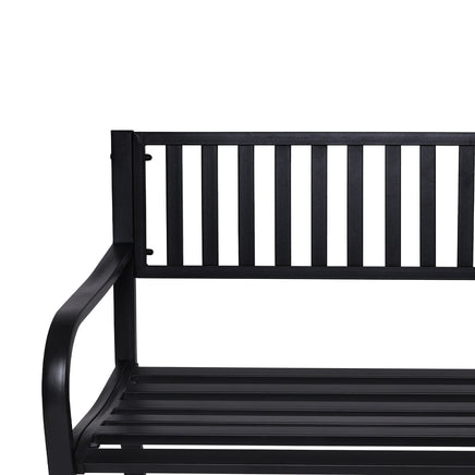 Wallaroo Steel Outdoor Garden Bench - Modern - ElectronX Plus