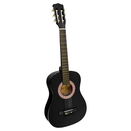 Karrera 34in Acoustic Children Wooden Guitar - Black - ElectronX Plus