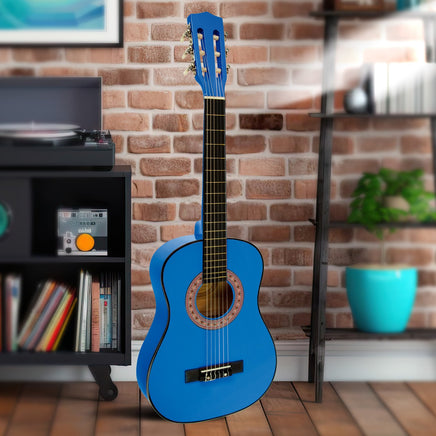 Karrera 34in Acoustic Children no cut Guitar - Blue - ElectronX Plus