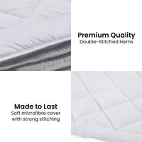 Laura Hill 400GSM Microfibre Bamboo Quilt Comforter Doona - King - ElectronX Plus