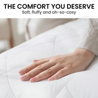 Laura Hill 500GSM Microfibre Bamboo Quilt Comforter Doona - King - ElectronX Plus