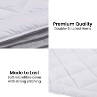 Laura Hill 500GSM Microfibre Bamboo Quilt Comforter Doona - King - ElectronX Plus