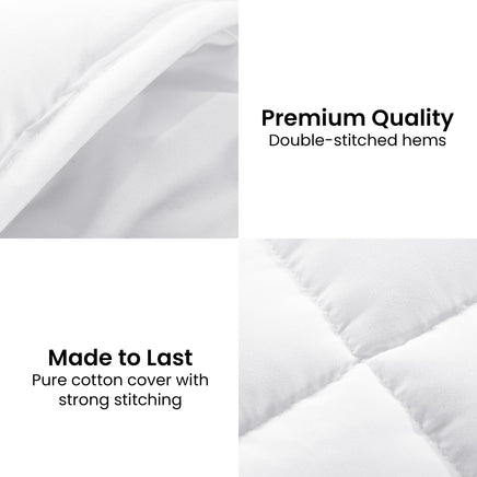 Laura Hill 500GSM Duck Down Feather Quilt Duvet Doona - King - ElectronX Plus