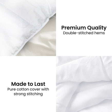 Laura Hill 500GSM Duck Down Feather Quilt Comforter Doona - Queen - ElectronX Plus