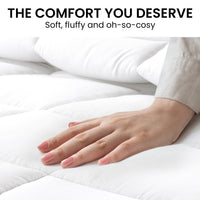 Laura Hill 500GSM Goose Down Feather Quilt Duvet Doona - King - ElectronX Plus