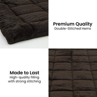 Laura Hill 600GSM Faux Mink Quilt Comforter Doona - King - ElectronX Plus