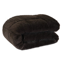 Laura Hill Faux Mink Comforter Quilt Doona Duvet 800GSM - King - ElectronX Plus